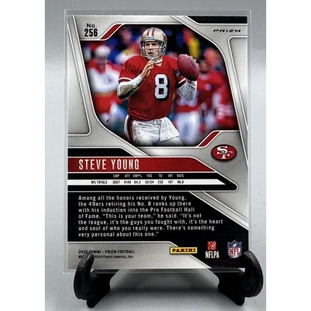 2024 Panini Prizm - Silver Prizm #256 Steve Young 49ers‎